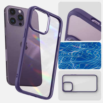 Etui ochronne na telefon Spigen Ultra Hybrid Case obudowa do Apple iPhone 14 Pro Deep Purple