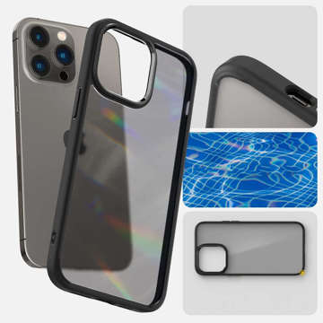 Etui ochronne na telefon Spigen Ultra Hybrid Case obudowa do Apple iPhone 14 Pro Frost Black