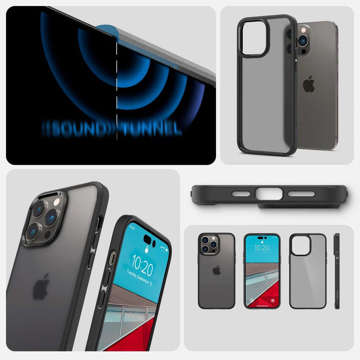 Etui ochronne na telefon Spigen Ultra Hybrid Case obudowa do Apple iPhone 14 Pro Frost Black