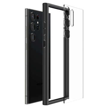 Etui ochronne na telefon Spigen Ultra Hybrid Case obudowa do Samsung Galaxy S23 Ultra Matte Black