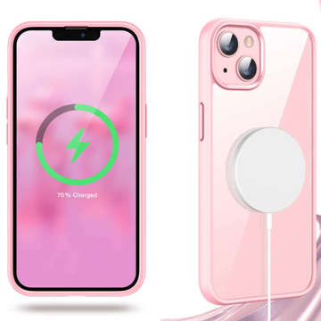 Etui ochronne obudowa Alogy Hybrid Candy Case do Apple iPhone 13 różowo-przezroczyste