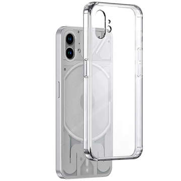 Etui ochronne obudowa pokrowiec Alogy Hybrid Clear Case do Nothing Phone 1 Przezroczyste + Szkło