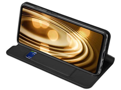 Etui ochronne z klapką Dux Ducis Skin skórzane do Samsung Galaxy A72 Czarne