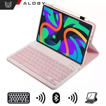 Etui ochronne z klawiaturą Alogy Keyboard case klawiatura bezprzewodowa do Lenovo Tab K11E / M11 10.95" TB330FU / TB330XU / TB331FC różowe