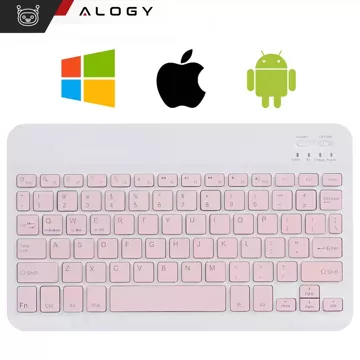 Etui ochronne z klawiaturą Alogy Keyboard case klawiatura bezprzewodowa do Lenovo Tab K11E / M11 10.95" TB330FU / TB330XU / TB331FC różowe