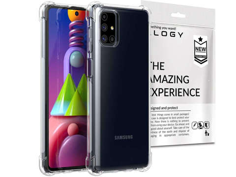 Etui pancerne ShockProof Alogy do Samsung Galaxy M51 przezroczyste