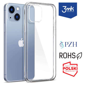 Etui pancerne do iPhone 15 3mk Armor Case Clear ochronne plecki przezroczyste + Szkło