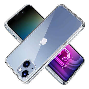 Etui pancerne do iPhone 15 3mk Armor Case Clear ochronne plecki przezroczyste + Szkło