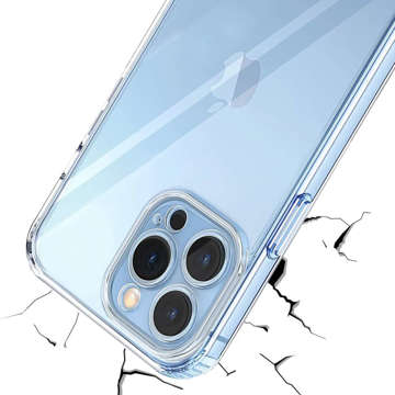 Etui pancerne obudowa Alogy Hybrid Case do Apple iPhone 13 Pro z osłoną na aparat Przezroczyste