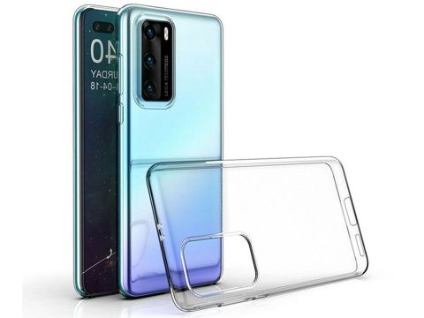 Etui silikonowe Alogy obudowa case do Huawei P40 przezroczyste