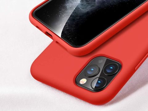Etui silikonowe PURO Icon Cover do Apple iPhone 11 Pro Max 6.5 Czerwone