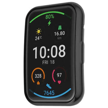 Etui silikonowe TPU nakładka Alogy do Huawei Watch Fit Czarne