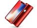 Etui voero 360 Apple iPhone X Xs błyszczące czerwone + Szkło