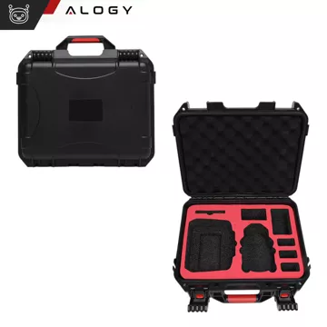 Etui walizka do DJI Mini 4 Pro, Mini 3 Pro, Mini 3 pokrowiec futerał na drona kontroler Alogy Hard Case Czarny