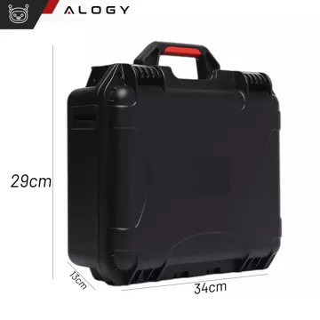 Etui walizka do DJI Mini 4 Pro, Mini 3 Pro, Mini 3 pokrowiec futerał na drona kontroler Alogy Hard Case Czarny