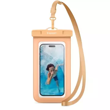 Etui wodoodporne Spigen A601 Universal Waterproof Case Apricot