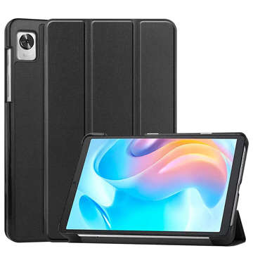 Etui z klapką obudowa Alogy Book Cover do Realme Pad Mini 8.7 Czarny + Szkło