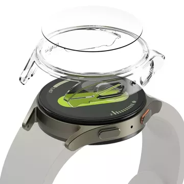Etui ze szkłem Ringke Slim & Tempered Glass do Samsung Galaxy Watch 7 (44 mm) Clear