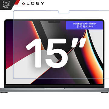 Folia ochronna Matowa na ekran do MacBook Air 15 2023 M2 A2941 15.3" Alogy Screen Protect Film