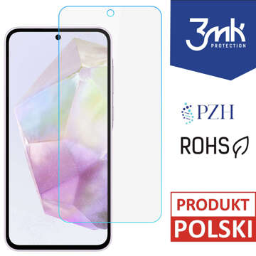 Folia ochronna do Samsung Galaxy A35/A55 5G 3mk Silver+ 7H na cały ekran antywirusowa Protection+