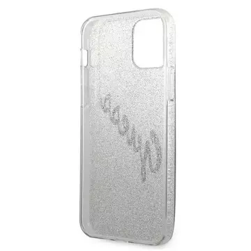 Guess GUHCP12SPCUGLSGO iPhone 12 mini 5,4" złoty/gold hardcase Glitter Gradient Script