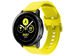 Gumowy Uniwersalny pasek sportowy Alogy soft band do smartwatcha 20mm Żółty