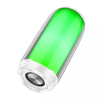 HOCO Głośnik Bluetooth HC8 Biały Przenośny LED RGB 1800 mAh 10W