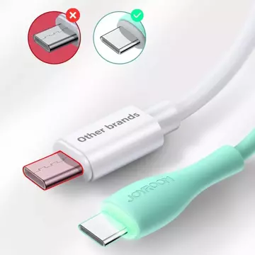 Joyroom kabel USB - USB Typ C 3 A 1m biały (S-1030M8)