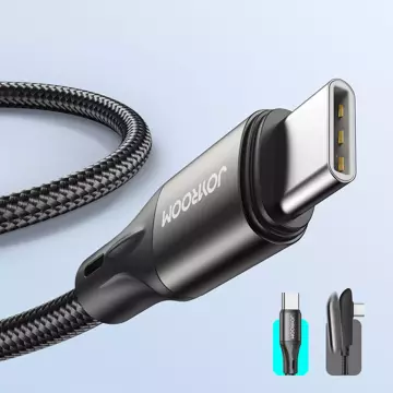 Joyroom kabel do szybkiego ładowania / transmisji danych USB Typ C - USB Typ C PD 60W 2m czarny (S-2030N1-60)