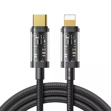 Joyroom kabel przewód USB Typ C - Lightning PD 20W 1.2m czarny (S-CL020A12-black)