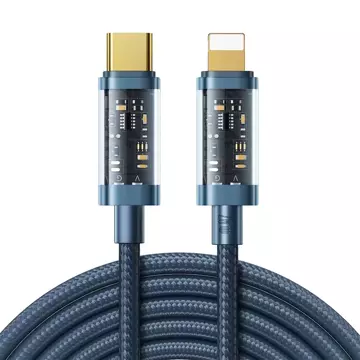 Joyroom kabel przewód USB Typ C - Lightning PD 20W 2m niebieski (S-CL020A20-blue)