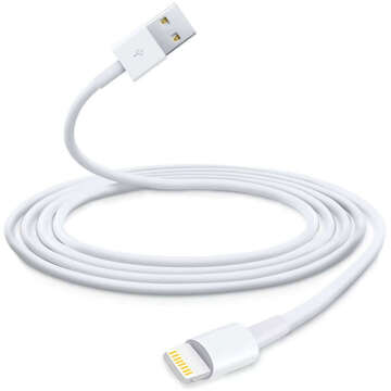 Kabel 2m Alogy Fast Charge USB do Lightning przewód do ładowania iPhone 20W White 