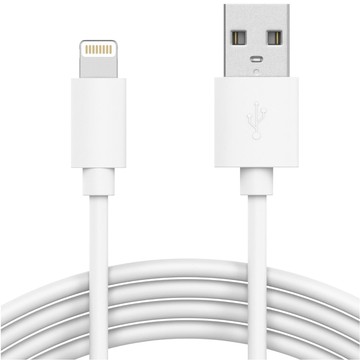 Kabel 2m Alogy Fast Charge USB do Lightning przewód do ładowania iPhone 20W White 