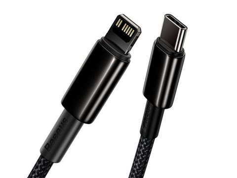 Kabel 2m Baseus przewód USB-C Type C na Lightning PD 20W Black