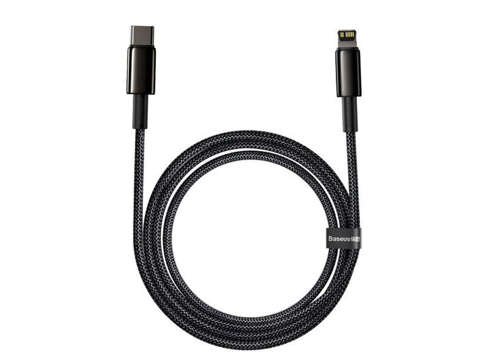 Kabel 2m Baseus przewód USB-C Type C na Lightning PD 20W Black