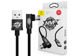 Kabel Baseus MVP Elbow kątowy dwustronny micro USB 2m Black