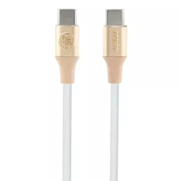 Kabel Guess GUCCLALRGDD USB-C do USB-C 1,5m, Fast Charging, złoty