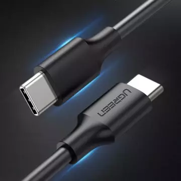 Kabel UGREEN USB Typ C do ładowania i transferu danych 3A 1,5m czarny (US286)