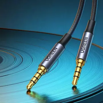 Kabel UGREEN przewód AUX mini jack 3.5mm - mini jack 3,5mm 2m czarny (AV183)