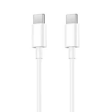 Kabel USB Typ-C do Typ-C PD 20W 2m Biały Denmen Szybkie Ładowanie