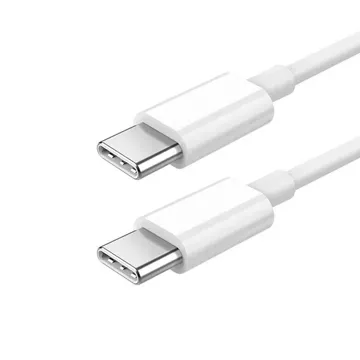 Kabel USB Typ-C do Typ-C PD 20W 2m Biały Denmen Szybkie Ładowanie