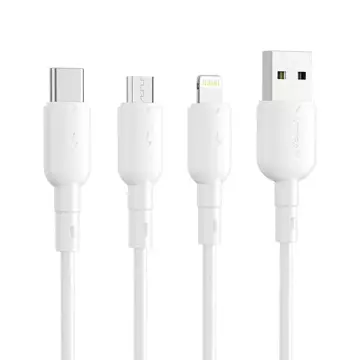 Kabel USB do Lightning Vipfan Colorful X11, 3A, 1m (biały)