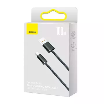 Kabel USB do USB-C Baseus Dynamic Series, 100W, 1m (szary)