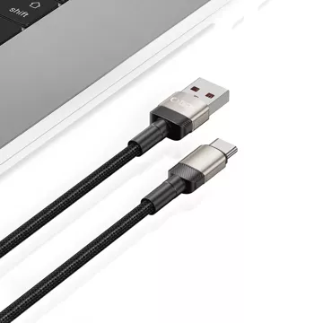 Kabel UltraBoost Evo USB-C / USB-C PD 100W 5A 1 m Srebrny