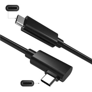 Kabel do okularów VR Alogy przewód USB Type-C 5m do Oculus Link Quest 1 2 Czarny