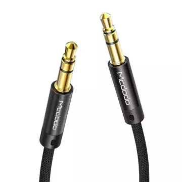 Kabel mini jack 3,5mm AUX Mcdodo CA-6640 1.2m (czarny)