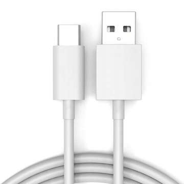 Kabel przewód Oppo DL129 USB do USB-C Type C 1m Biały