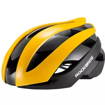 Kask rowerowy Rockbros 10110004006 rozmiar M - żółto-czarny