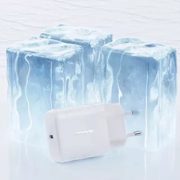 Ładowarka Joyroom Sieciowa USB-C PD 30W QC SFC - Biała + Kabel USB-C 1m