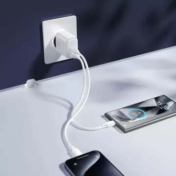 Ładowarka Joyroom Sieciowa USB-C / USB-A 20W PD / QC 3.0 - Biała